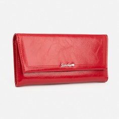 Кошелек на магнитах, цвет красный No Brand