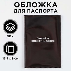 Обложка для паспорта directed by robert b. weide, пвх, полноцветная печать No Brand