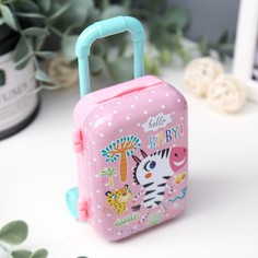 Шкатулка металл чемодан No Brand
