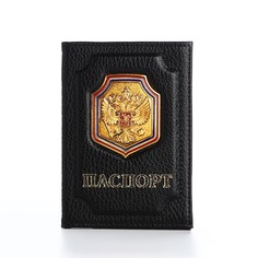 Обложка для паспорта, цвет черный No Brand