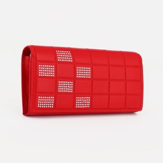 Кошелек на магнитах, цвет красный No Brand