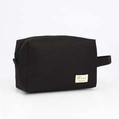 Косметичка на молнии, цвет черный No Brand