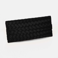 Футляр для очков, салфетка, цвет черный No Brand