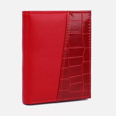 Кошелек на магните, цвет красный No Brand