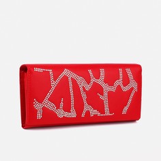 Кошелек на магнитах, цвет красный No Brand
