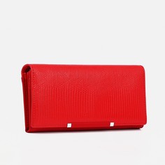 Кошелек на магнитах, цвет красный No Brand