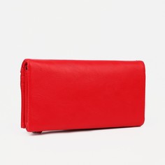 Кошелек на магнитах, цвет красный No Brand