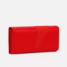 Кошелек на магнитах, цвет красный No Brand