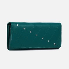Кошелек на магнитах, цвет зеленый No Brand