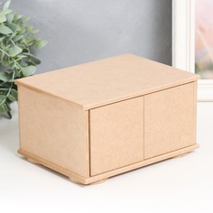 Комод для декора (2 ящика) 19,5х14,5х11 см No Brand