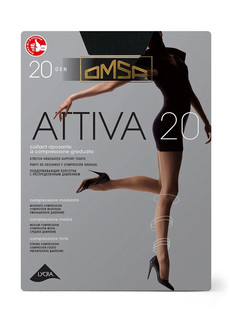 Колготки oms attiva 20 nero Omsa