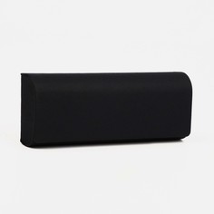 Футляр для очков на магните, 15.5 см х 3 см х 6 см, салфетка, цвет черный No Brand