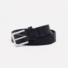 Ремень женский, ширина 2,4 см, пряжка металл, цвет черный No Brand