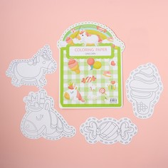 Раскраска фигурная No Brand