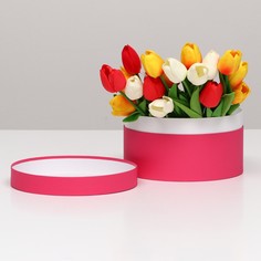 Подарочная коробка круглая No Brand