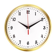 Часы настенные, серия: классика, плавный ход, d=24 см Solomon