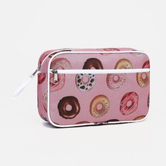 Косметичка на молнии, цвет розовый No Brand
