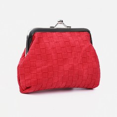 Кошелек на фермуаре, цвет красный No Brand