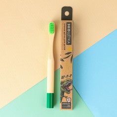Зубная щетка детская, бамбук No Brand