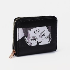 Кошелек на молнии, цвет черный No Brand
