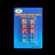 Кубики игральные, 1.4 х 1.4 см, набор 10 шт No Brand