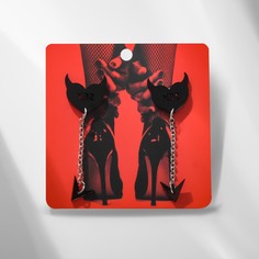Серьги акрил Queen Fair