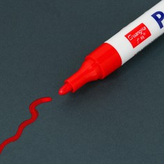 Маркер - карандаш, краска для шин водонепроницаемая на масляной основе, красный No Brand