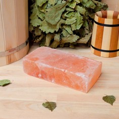 Кирпич из гималайской соли, шлифованный, 20х10х5 см, Добропаровъ