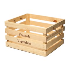 Ящик для овощей и фруктов, 40 × 33 × 23 см, деревянный Greengo