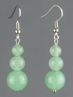 Серьги Бусики Колечки