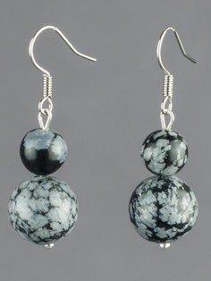 Серьги Бусики Колечки