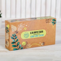 Салфетки бумажные в коробке No Brand
