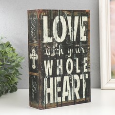 Шкатулка сейф книга пластик, металл No Brand