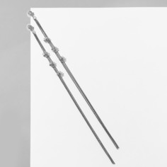 Серьги висячие со стразами Queen Fair