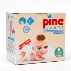 Подгузники детские умные pine smart 5 junior, 11 - 25 кг, 18 шт. No Brand