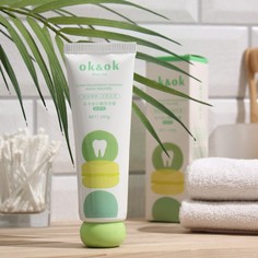 Зубная паста ok&amp;ok, освежающая со вкусом зеленого чая, 100 мл No Brand