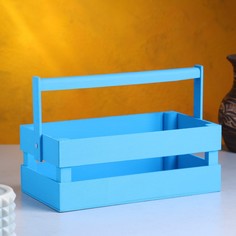 Кашпо деревянное 24.5×13.5×9 см Дарим красиво