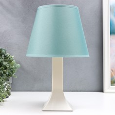 Лампа настольная 62104 1хе27 15вт светло-бирюзовый d=22 см, h=34,5 см Risalux