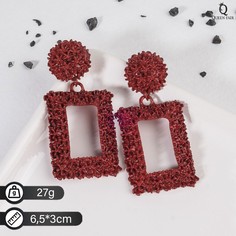 Серьги металл Queen Fair