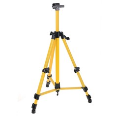 Мольберт телескопический, тренога, металлический, желтый, размер 51 - 153 см Calligrata