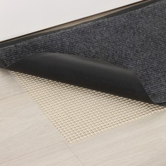Подложка под ковер противоскользящая доляна, 45×150 см, цвет белый