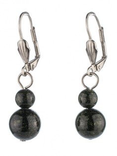 Серьги Бусики Колечки