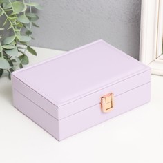 Шкатулка кожзам для украшений No Brand