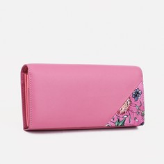 Кошелек на магнитах, цвет розовый No Brand