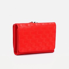 Кошелек на магните, цвет красный No Brand