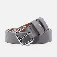 Ремень женский, ширина 2,5 см, винт, пряжка металл, цвет серый No Brand