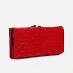 Кошелек на магнитах, цвет красный No Brand