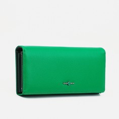 Кошелек на магнитах, цвет салатовый No Brand