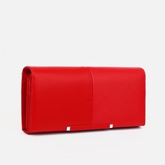 Кошелек на магнитах, цвет красный No Brand