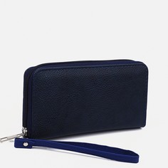 Кошелек на молнии, цвет синий No Brand